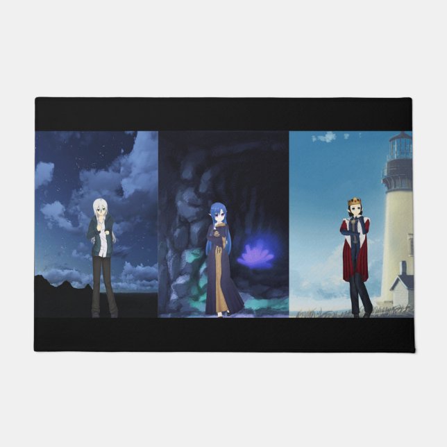 Tapete Porta do estilo de anime (Frente)