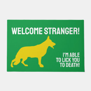 Tapete Porta do german shepherd