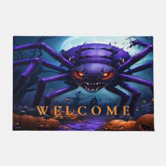 Tapete Porta do Halloween Monster Spider