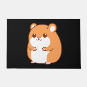 Tapete Porta do Hamster Feliz