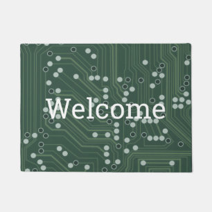 Tapete Porta do Padrão de Fundo do Conselho de Circuito V