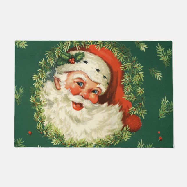Tapete Porta do Papai noel Retro (Frente)