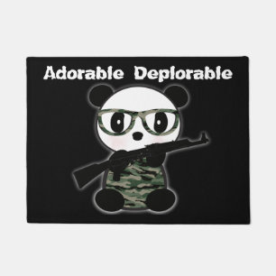 Tapete Porta do Urso de Panda Adorável