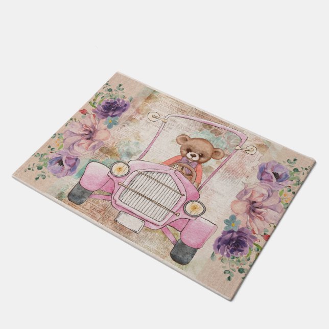 Tapete Porta do Urso de Teddy (Inclinado)