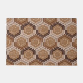 Tapete Porta Hexagonal do Honeycomb