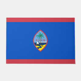 Tapete Porta Mat com Bandeira de Guam, EUA
