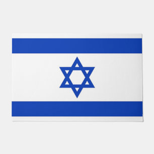 Tapete Porta Mat com Bandeira de Israel