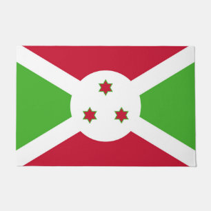 Tapete Porta Mat com Bandeira do Burundi