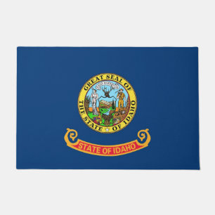 Tapete Porta Mat com bandeira do Estado de Idaho, EUA