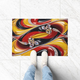 Tapete Porta Mat com design de Cores Belgas