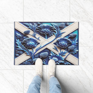 Tapete Porta Mat com design de Thistes Escoceses