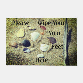 Tapete Porta Mat Por Favor Esfregue Seus Pés Aqui