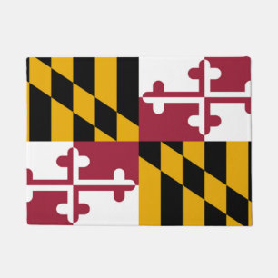Tapete Porta Matt da bandeira do estado de Maryland