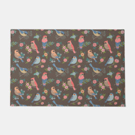 Tapete Porta - Pássaros - Decoração Doméstica - Presentes