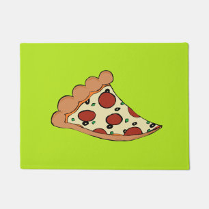 Tapete Porta personalizada da fatia de pizza