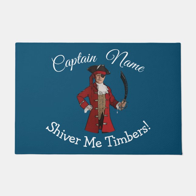 Tapete Porta Pirata do marinho (Frente)