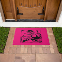 Porta rosa do Pintinho Biker
