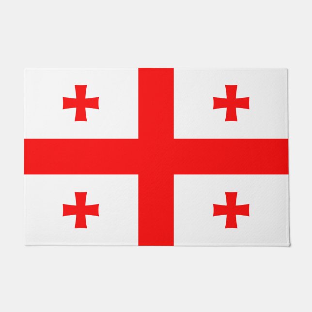 Tapete Porta-tapete com bandeira da Geórgia (Frente)