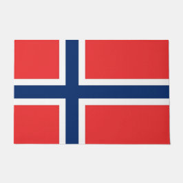 Tapete Porta-tapete com pavilhão da Noruega