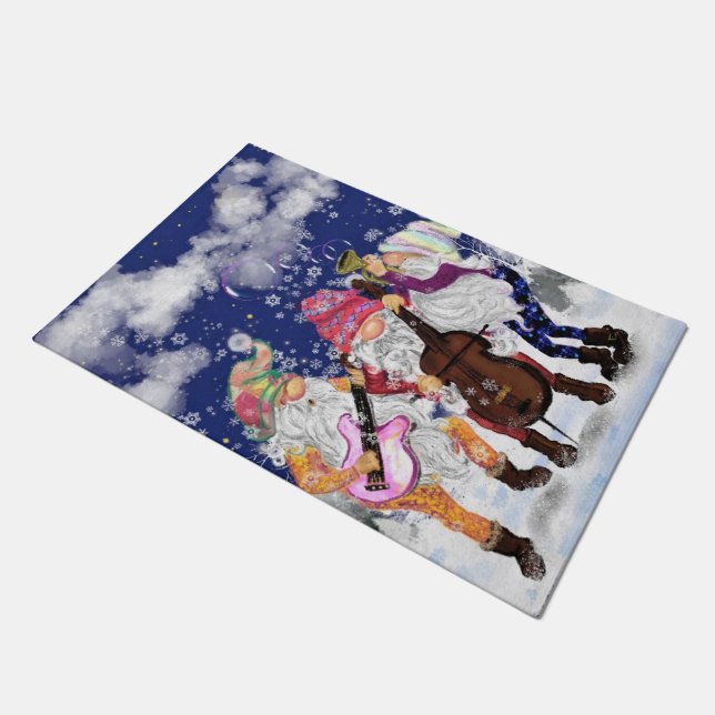 Tapete Portas de Natal do Gnomo Music (Inclinado)