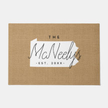 Portat do estado do Monograma da Família Pensilvân