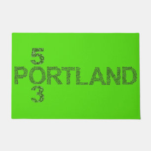 Tapete Portland Oregon 503 - Porta-boas-vindas por Tell3P