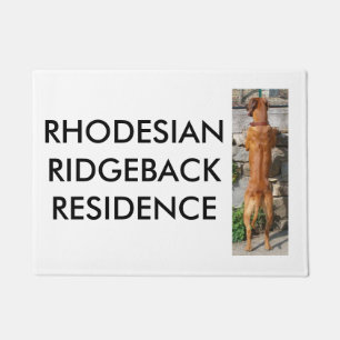 Tapete posição rhodesian do ridgeback
