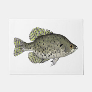 Tapete Poster de Crappie Preto