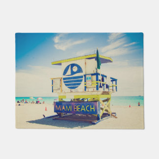 Tapete Praia sul da torre | do Lifeguard, Miami, Fl