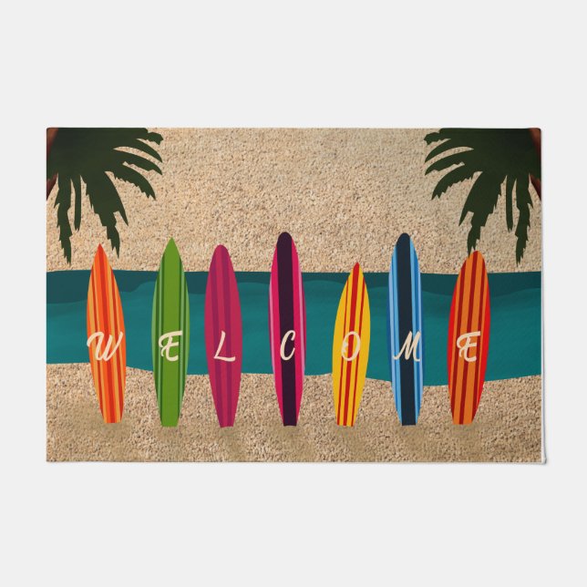 Tapete Pranchas de surf Porta frontal, Amante de surf (Frente)