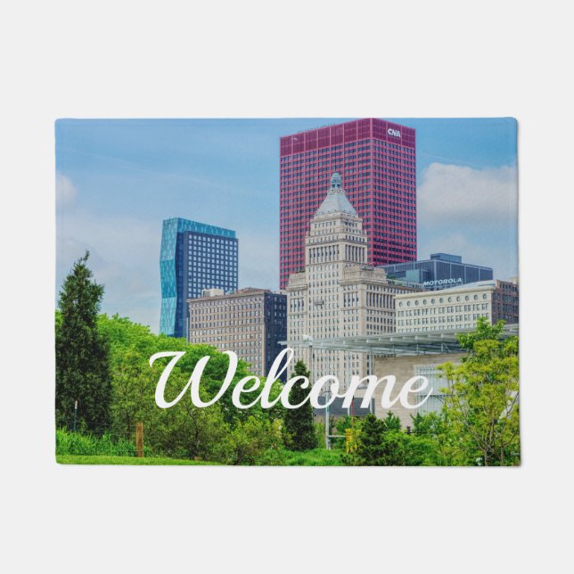 Tapete Prédios Na Porta De Chicago (Frente)