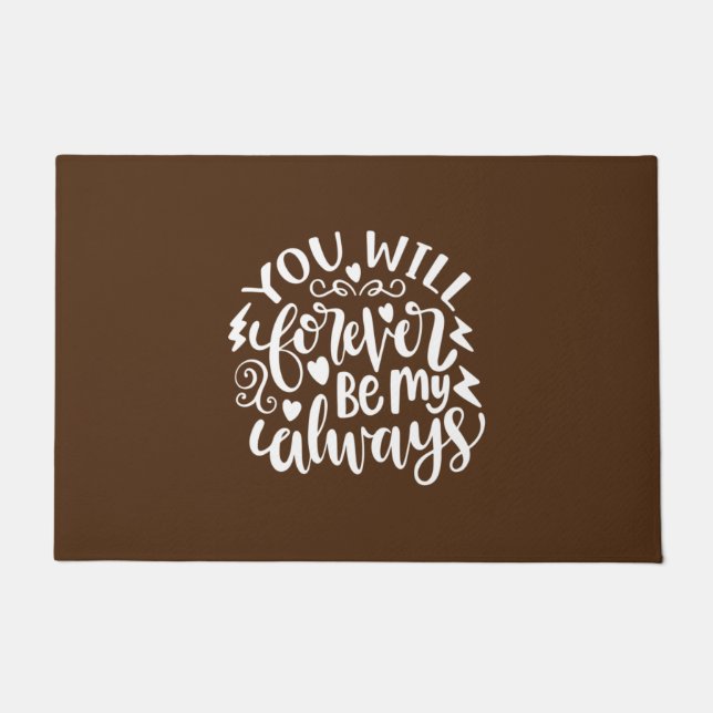 Tapete Presente De Casamento Você Será Sempre Meu (Frente)