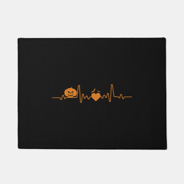 Tapete Presente no Halloween Heartbeat para o Halloween (Frente)