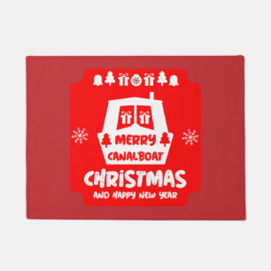 Tapete Presentes de Natal do Canal Narrowboat