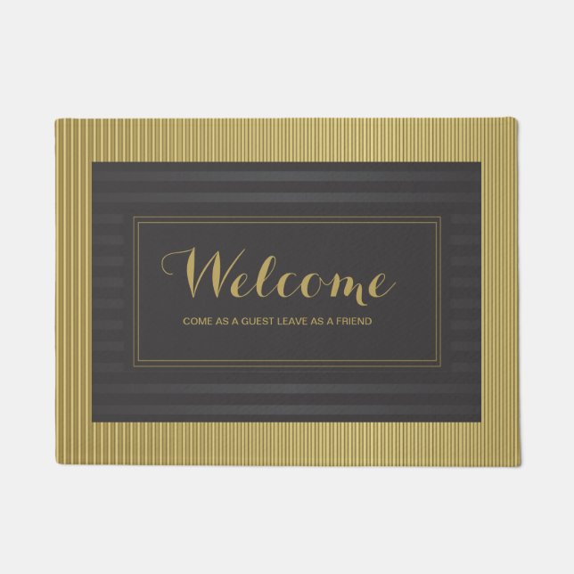 Tapete Preto e ouro (Frente)