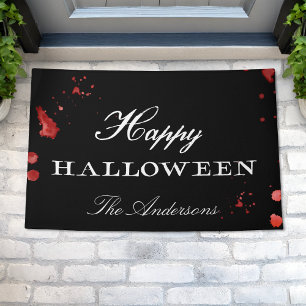 Tapete Preto Gótico e Feliz Halloween Personalizado