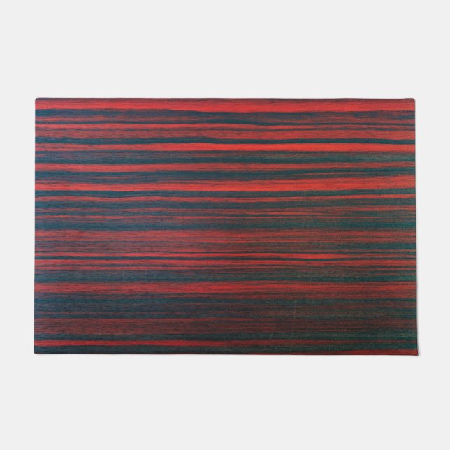 TAPETE PRETO & VERMELHO ABSTRATO (Frente)