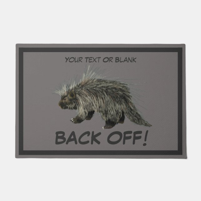 Tapete Prickly Porky - Bem-vindo? (Frente)