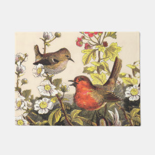 Tapete Primavera Robin Birds Red Birds