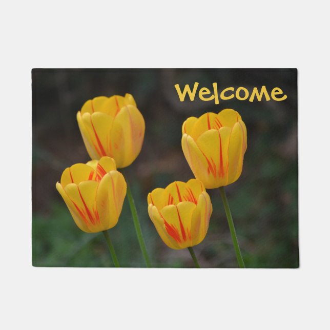 Tapete Primavera Tulip Welcome Mat (Frente)