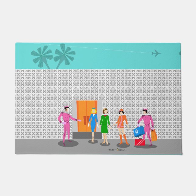 Tapete Primaveras de Palma Atômica Morte de Porta do Part (Frente)