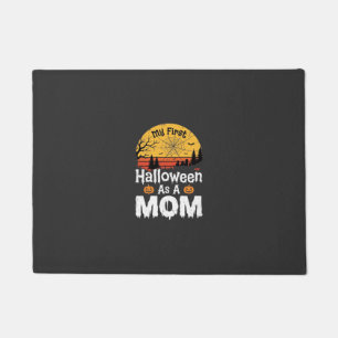 Tapete Primeira Mãe de Halloween Design Vintage Pôr do So