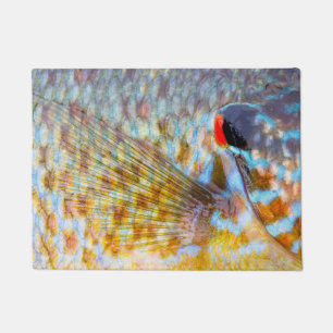 Tapete Primeiro Plano De Escamas De Peixe