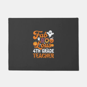 Tapete Professor de 4ª série Fab-BOO-Loso no Halloween