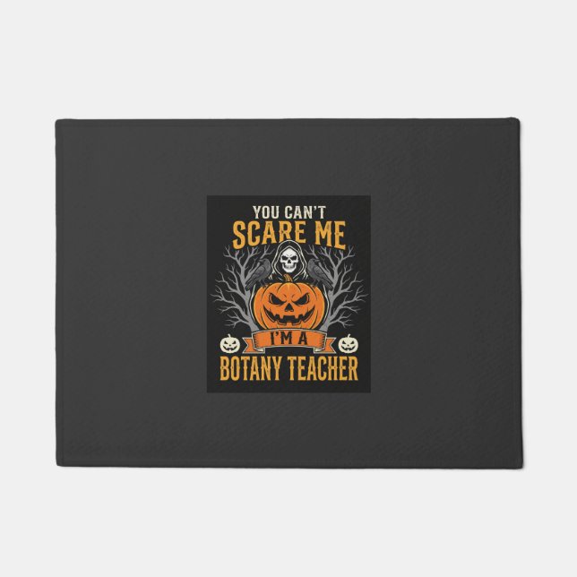 Tapete Professor de Botânica de Halloween Esqueleto Desig (Frente)