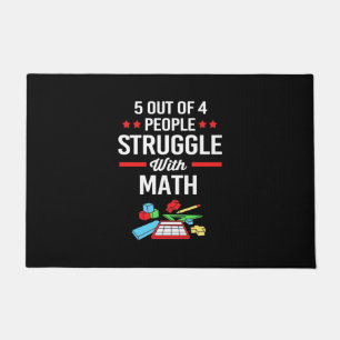 Tapete Professor De Matemática 5 Em 4 Pessoas