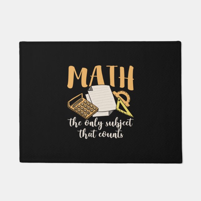 Tapete Professor de Matemática A Matemática é o Único Ass (Frente)