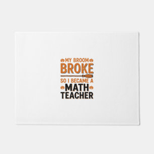 Tapete Professor de Matemática Engraçado Desenho de Vasso