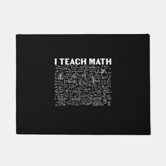 Tapete Professor de Matemática Ensino Matemática (Frente)