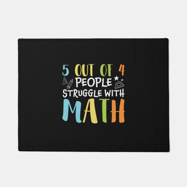 Tapete Professor De Matemática Lutando Com Matemática (Frente)